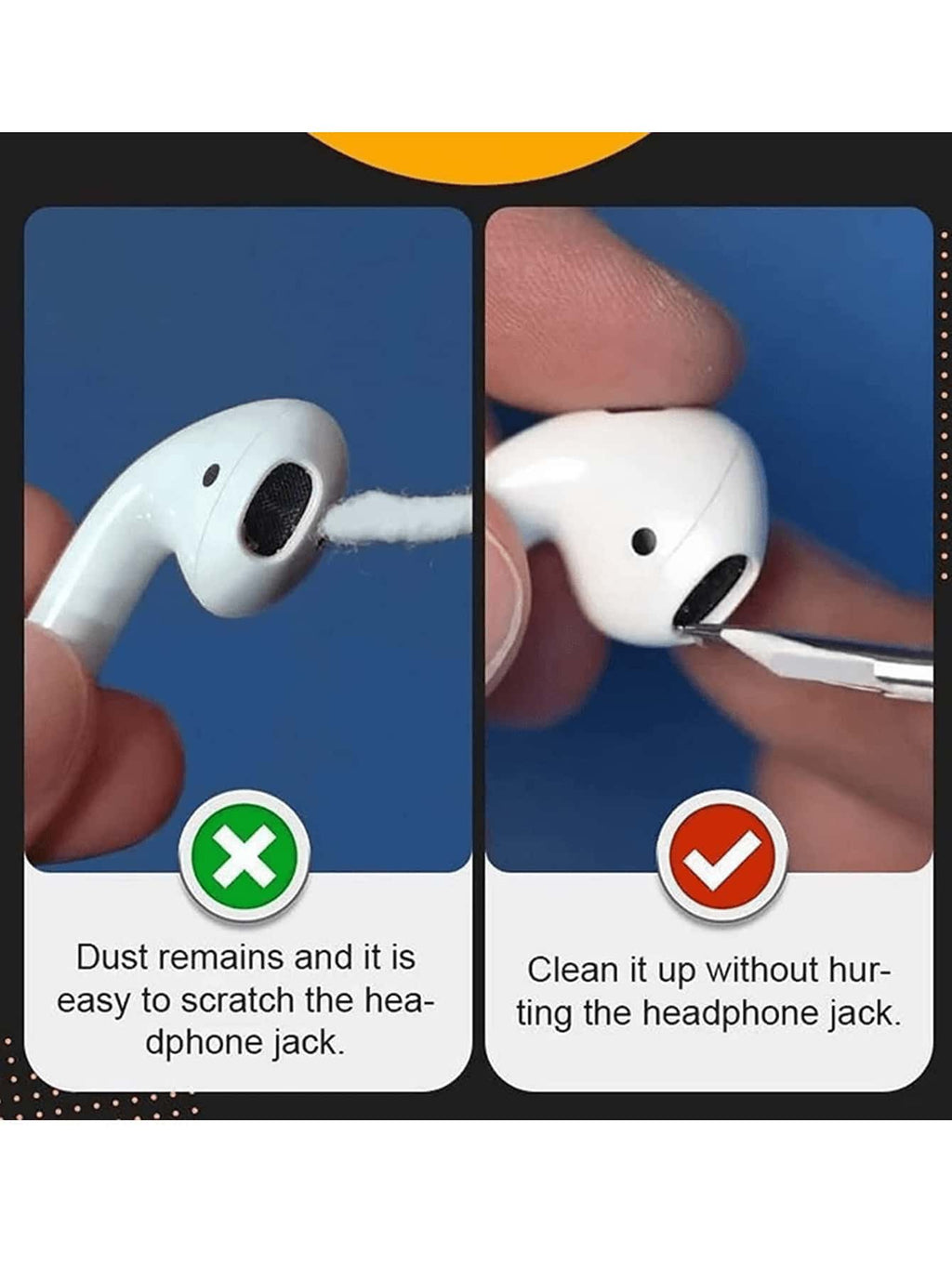 3-In-1 Wireless Earphone Cleaning Kit - Perfect