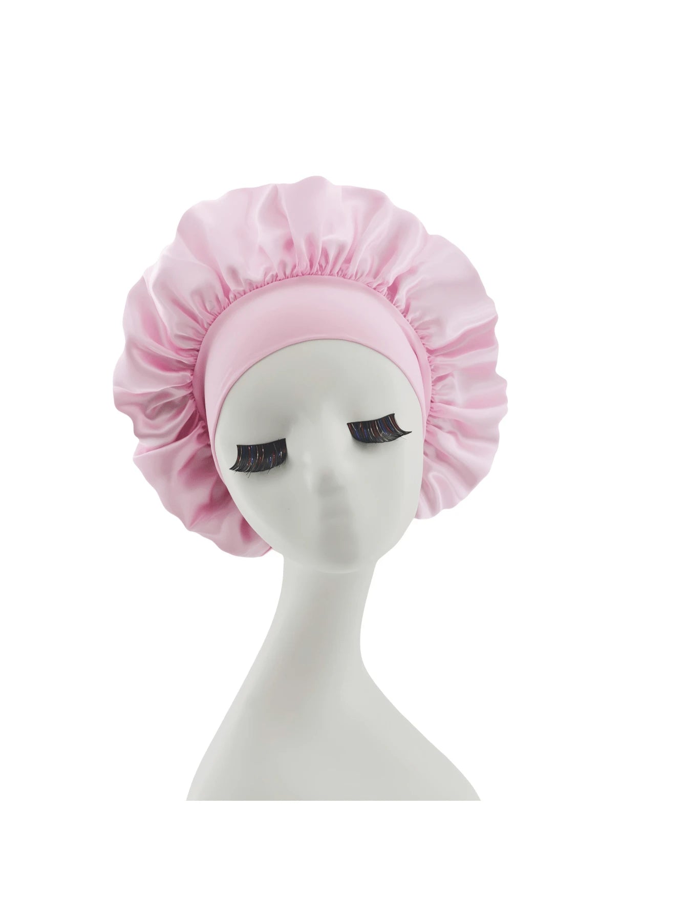 Luxury Satin Sleep Cap With Adjustable Bow Tie - Lightweight Hair Care Cap For Curly/Braided/Natural Hair, Available In Multiple Colors, Essential For Nighttime Hair Care, Soft And Close Fit For Hair, Premium Bathroom Accessories, Barber Salon Hair Pr